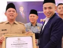 Bupati Labuhanbatu Didampingi Ketua TP PKK Hadiri Penganugerahan Duta Kerukunan Pelajar Lintas Agama