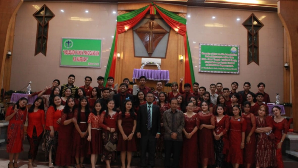 Suasana gelaran Natal di GKPS saat diabadikan (portalswara.com/Syahril)