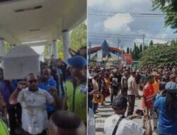 Rombongan Pengantar Jenazah Lukas Enembe Ricuh