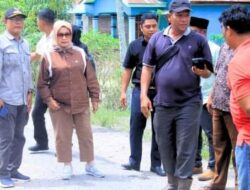 Plt Bupati Labuhanbatu Tinjau Langsung Perbaikan Jalan