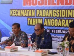 Pj Wali Kota Padangsidimpuan Hadiri Musrenbang Tingkat Kecamatan Tahun 2025