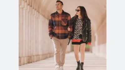 Gaya Stylish Nagita Slavina di Spanyol: Jaket Rp109 Juta dan Rok Mini Eksklusif