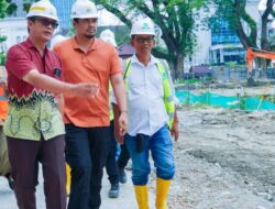 Tinjauan Wali Kota Medan Bobby Nasution: Revitalisasi Lapangan Merdeka Menuju Selesai Tahun Ini