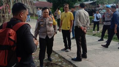 Kapolres Labuhanbatu Lakukan Penyelidikan Atas Terbakarnya Rumah Diduga Dibakar OTK