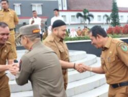 Bupati Tapsel Memimpin Apel Gabungan Pasca Cuti Lebaran