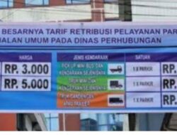 Tarif Parkir Baru Mulai Berlaku di Kota Medan