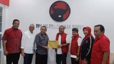 Tim Edy Rahmayadi Ambil Formulir Pendaftaran Pilkada Sumut di Kantor PDI-P