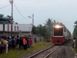 KA Medan-Binjai Tabrak Pejalan Kaki di Perlintasan Tewaskan 1 Orang