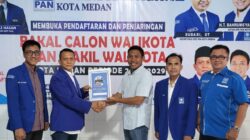 Bahrumsyah Ambil Formulir dari PAN untuk Maju sebagai Wakil Wali Kota