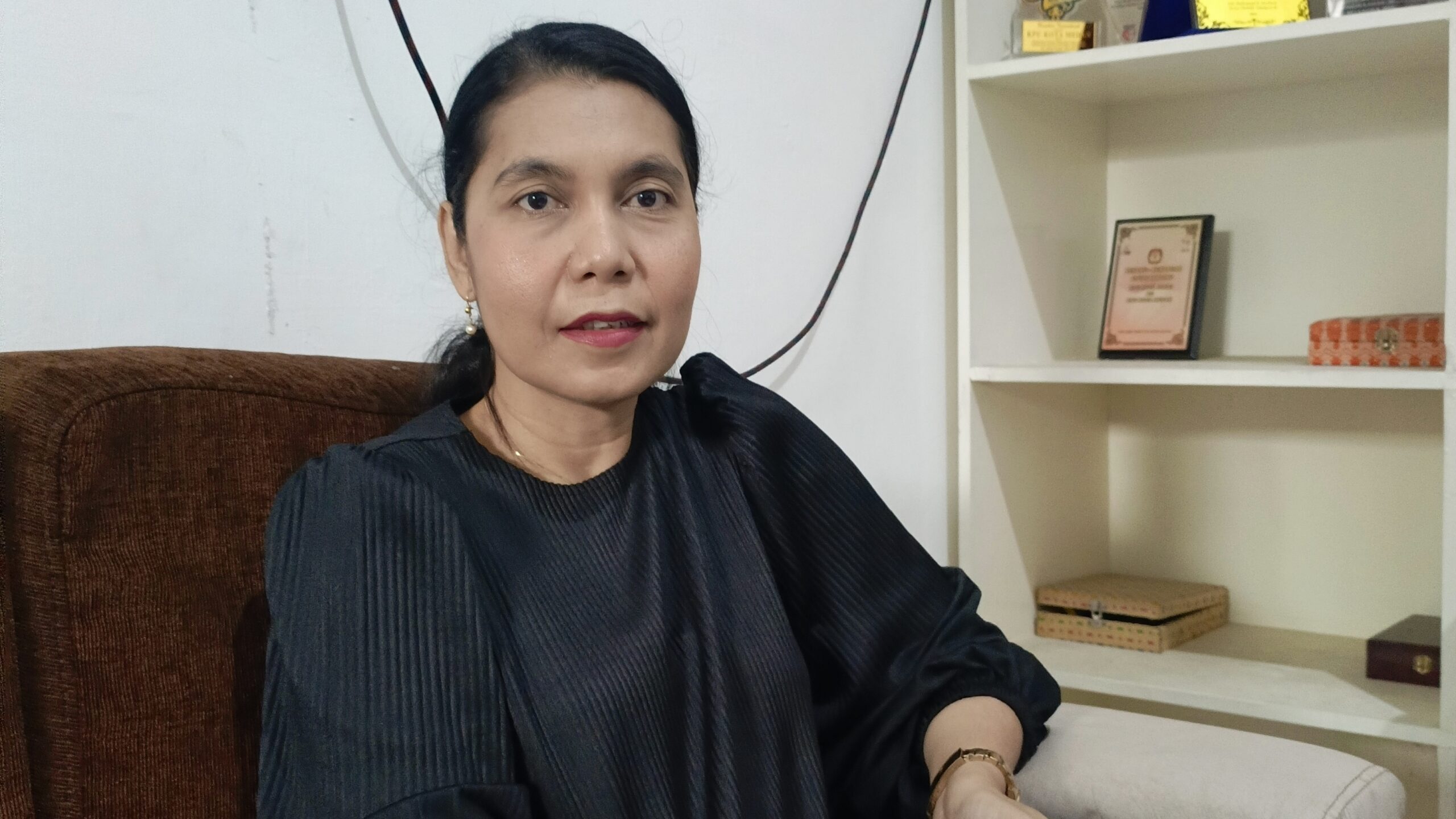 Ketua KPU Medan Mutia Atiqah