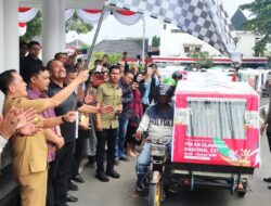 Wakil Wali Kota Medan Bersama Pj Gubsu Lepas 550 Becak Duta PON 2024