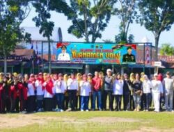 Plt Bupati Labuhanbatu Bersama Dandim 0209/LB Buka Turnamen Voli
