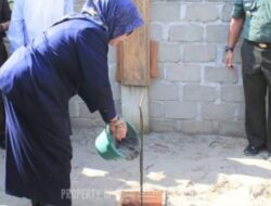 Plt Bupati Labuhanbatu Letakkan Batu Pertama Pembangunan Pos Koramil 09 Negeri Lama