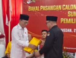 Pasangan Bobby-Surya Daftar ke KPU Sumut