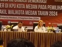 KPU Medan Umumkan Hasil Tes Kesehatan 3 Bapaslon Walikota 14 September