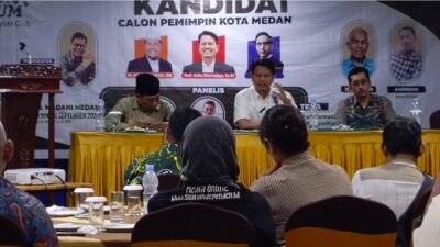 Undang 3 Kandidat Walikota Medan, Dialog Publik MMCC Hanya Dihadiri Prof Ridha Dharmajaya