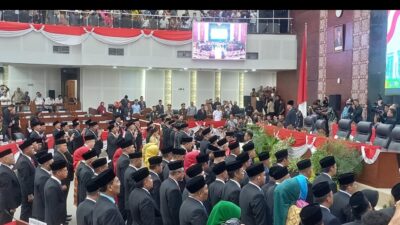 99 Anggota DPRD Sumut 2024-2029 Dilantik, 1 Masih Proses Gugatan