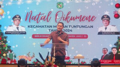 Pemko Medan Sambut Baik Perayaan Natal Oikumene di Medan Tuntungan