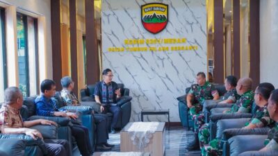 Rico Waas Perkuat Sinergitas dengan Dandim 0201/Medan