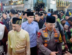 Wali Kota Medan Hadiri Safari Ramadan Kapolri  di Masjid Raya Al Mashun