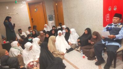 360 Jemaah Haji Kloter 09 KNO Menuju Mekah