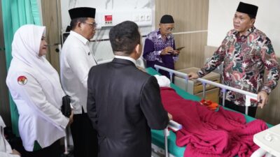 Jenguk Jemaah Technical Landing, H Ahmad Qosbi: Kami Siap Melayani