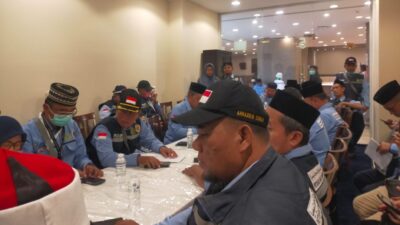 Ketua Kloter 09 KNO dan Kepala Sektor 7 Makkah Koordinasi Jelang Armuzna