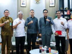 Rico Waas Terima Audiensi Ketua PMI Kota Medan