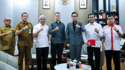 Rico Waas Terima Audiensi Ketua PMI Kota Medan