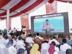Prabowo Sapa Gubernur Sumut Saat Peluncuran Koperasi Desa Merah Putih