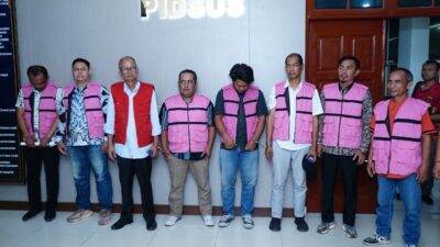 8 Terduga Tipikor Infrastruktur Jalan di Batubara Rp43 M Ditahan Kejati Sumut