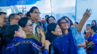 Hadiri Pesta Puncak Tahun Transformasi HKBP Pasar Melintang, Rico Waas Tekankan Semangat Perubahan Lebih Baik