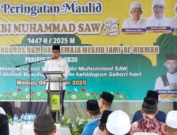 Rico Waas Ajak Warga Medan Terapkan Sikap Sabar, Jujur, Adil dan Dermawan