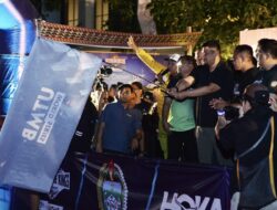 Gubernur Bobby Nasution Lepas Peserta Trail of The Kings, Seribuan Pelari Melintas Panorama Danau Toba