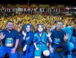 Masyarakat Antusias di Malam Puncak Pesta Rakyat Meski Gerimis Mengguyur