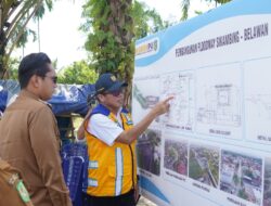 Rico Waas Tinjau Pekerjaan Floodway Sikambing-Belawan