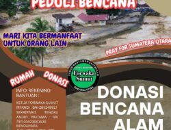Forwakasu Bentuk Relawan Peduli Bencana: Jadikan Jurnalis Bermanfaat untuk Korban Banjir