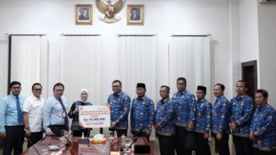Pemkab Deli Serdang Terima Bantuan Penanganan Banjir dari Bank Sumut