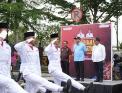Pertama Kali, Paskibra 22 Kecamatan se-Deli Serdang Meriahkan Hari Bela Negara