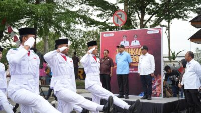 Pertama Kali, Paskibra 22 Kecamatan se-Deli Serdang Meriahkan Hari Bela Negara