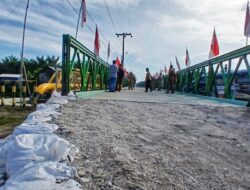 Jembatan Bailey Rampung, Aktivitas Warga 3 Desa di Hamparan Perak Diharapkan Segera Pulih
