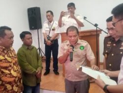 Didampingi Bobon Robiana SH MH, Irfandi Lantik Pengurus Forwaka Tanjung Balai Periode 2025–2027