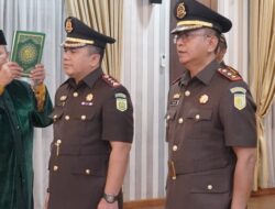Kajati Sumut Lantik Kajari Deli Serdang dan Padang Lawas