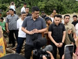 Percepat Rekonstruksi Pascabencana, Gubsu Bobby Tinjau Tanggul Sungai Badiri
