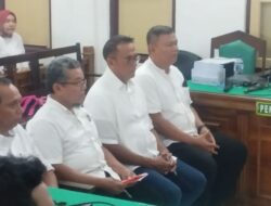 4 Terdakwa Jual Beli Aset PTPN Dituntut 1Tahun dan 6 Bulan Penjara