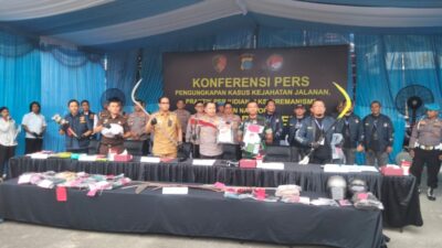 Tim Gabungan Polrestabes Medan Ungkap 142 Kasus Kejahatan Jalanan dan 178 Tersangka Selama 15 Hari