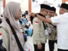 Kepulangan 358 Jemaah Haji Kloter 02 Debarkasi Medan Disambut Wagubsu