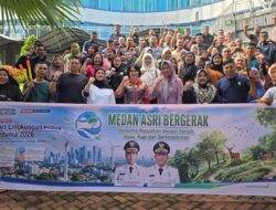 Dukung Medan Asri Bergerak, Sekretariat DPRD Medan Gelar Gotong Royong Massal