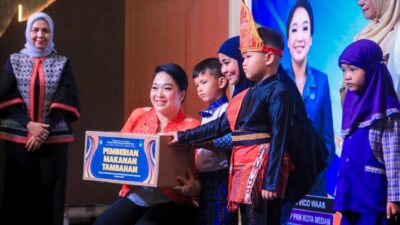 Bunda PAUD Medan Hadirkan Keceriaan dalam Program Makanan Tambahan Anak