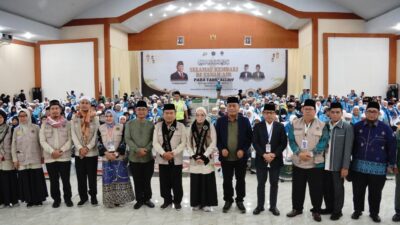 359 Jemaah Haji Deli Serdang Kloter 15 Debarkasi Medan Disambut Haru di Asrama Haji Medan